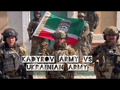 Chechen Kadyrov Fighters Against Ukrainian Army #russia #ukraine #war
